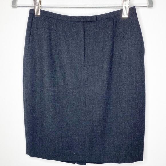 LOFT Dresses & Skirts - Ann Taylor Loft Charcoal Wool Penci…